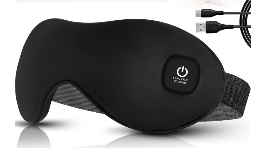 Cordless graphene heating eye mask — best AI gadget under $50 for sleep and eye relief