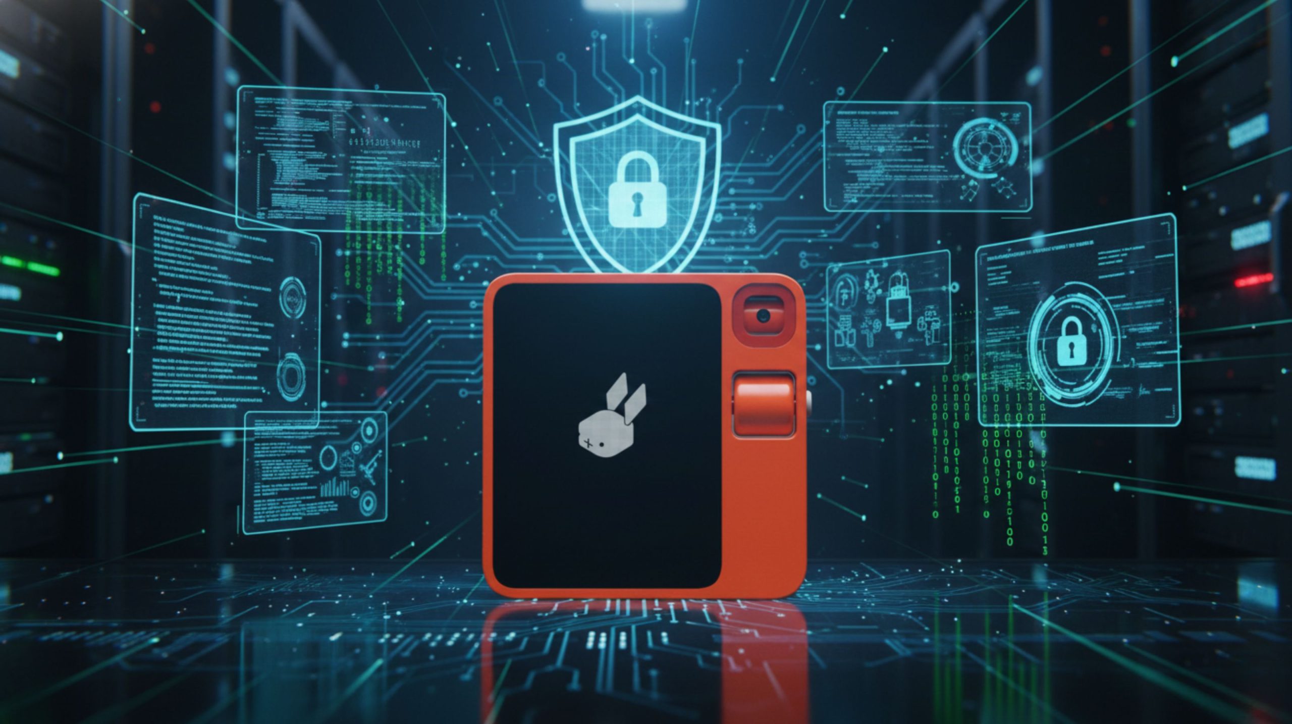 Rabbit R1 review illustration of AI privacy and data access considerations for pocket AI assistants