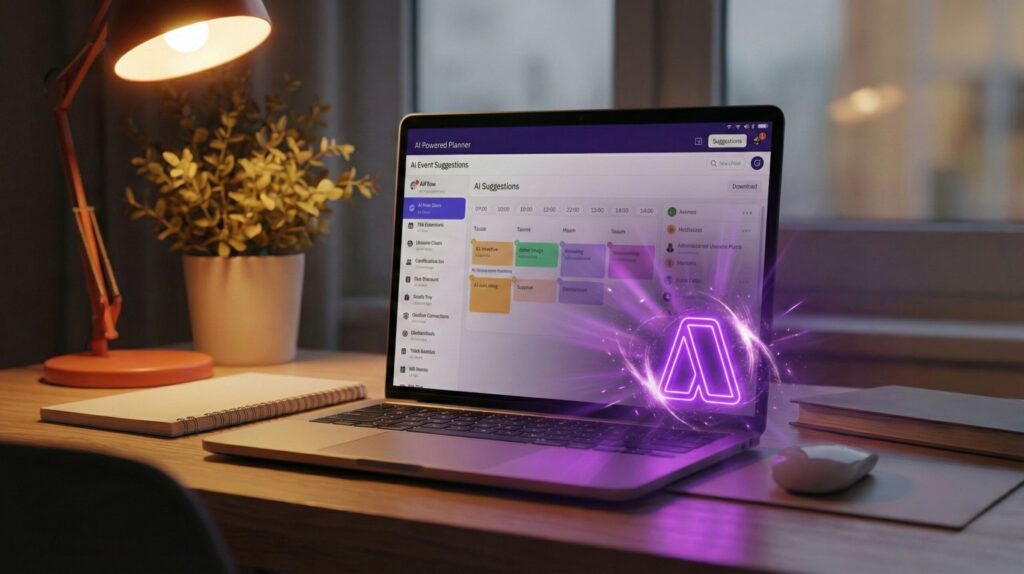 Akiflow AI daily planner interface showing calendar view and task management for remote workers