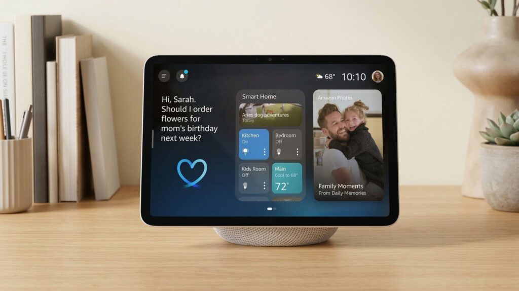 Amazon Echo Show 11 smart display running Alexa+, the top pick among Amazon AI gadgets