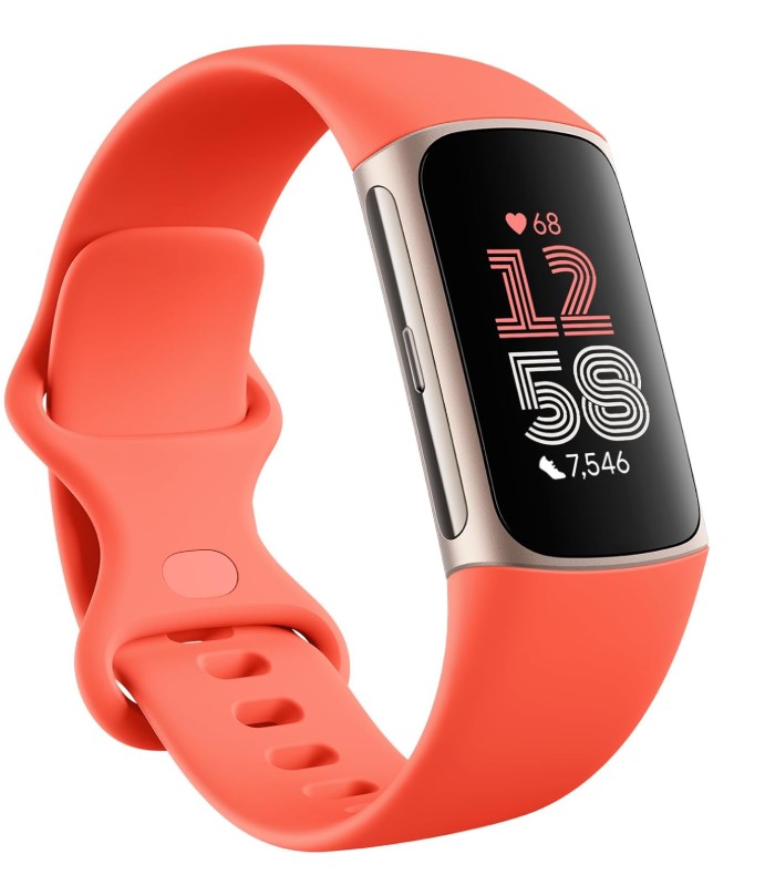 Fitbit Charge 6 AI fitness tracker with touchscreen display