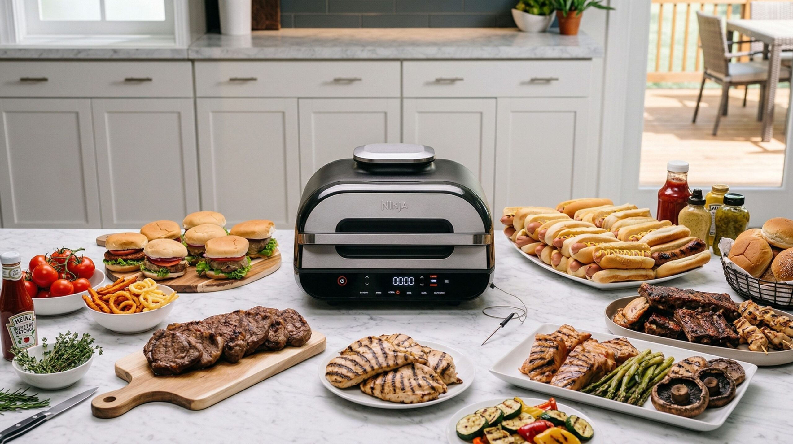 Ninja Foodi Smart XL Grill for indoor grilling, part of this AI kitchen helpers roundup