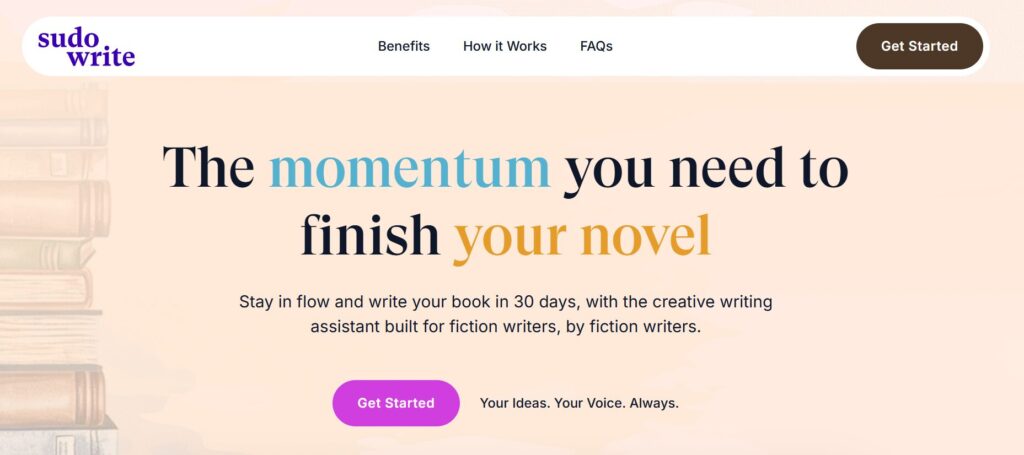 Sudowrite AI story generator interface for best free AI tools to create comics narrative structure