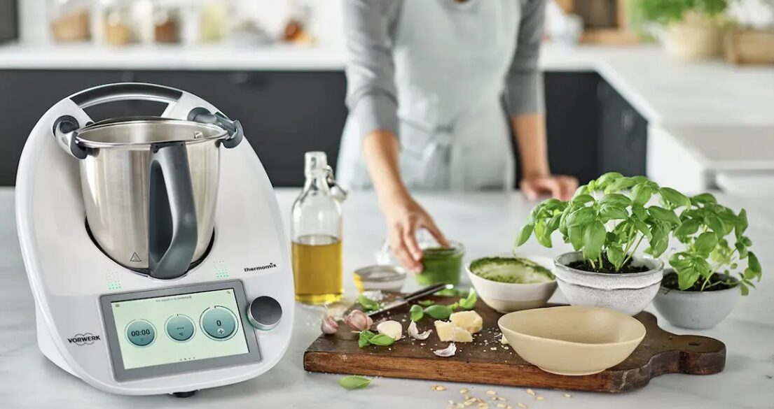 Thermomix TM6 all-in-one cooking robot, one of the AI kitchen helpers reviewed in this guide