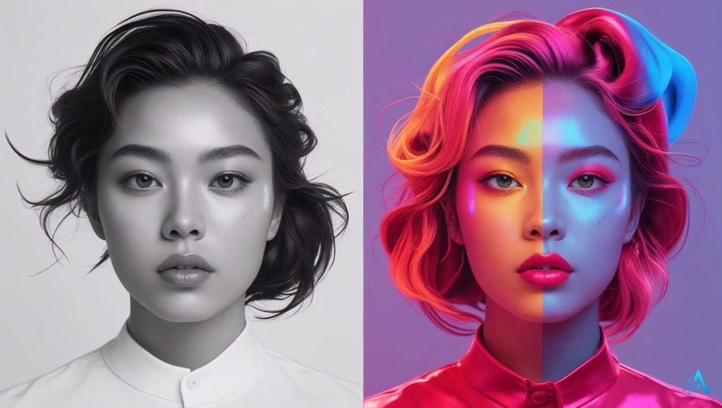 AI image trick before and after transformation