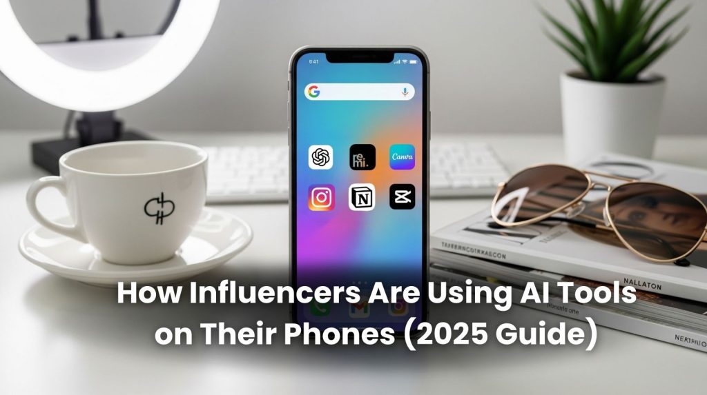 AI tools for influencers on smartphone – 2025 mobile apps