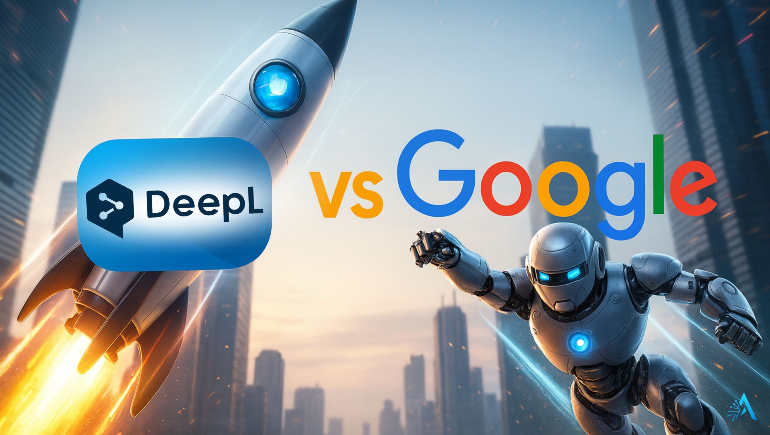 DeepL review comparison chart showing DeepL vs Google Translate key differences