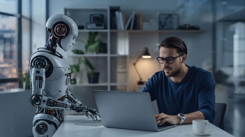 AI side hustles 2026 — person using Claude, ChatGPT, and Gemini to earn extra income