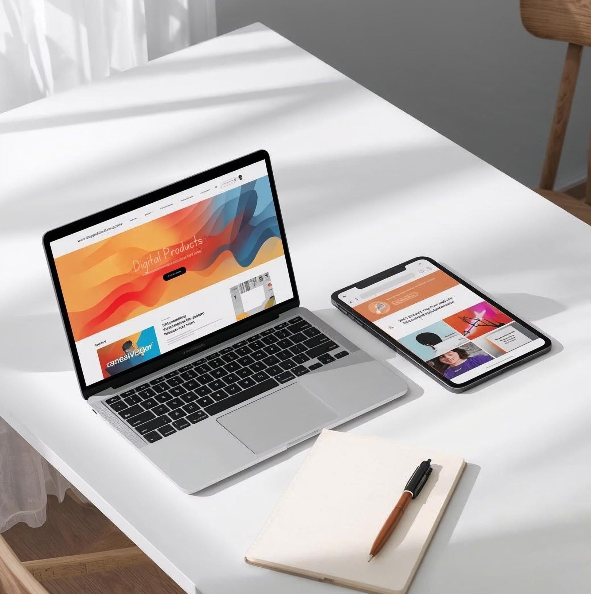 AI side hustles designer building Notion templates and printables with Canva
