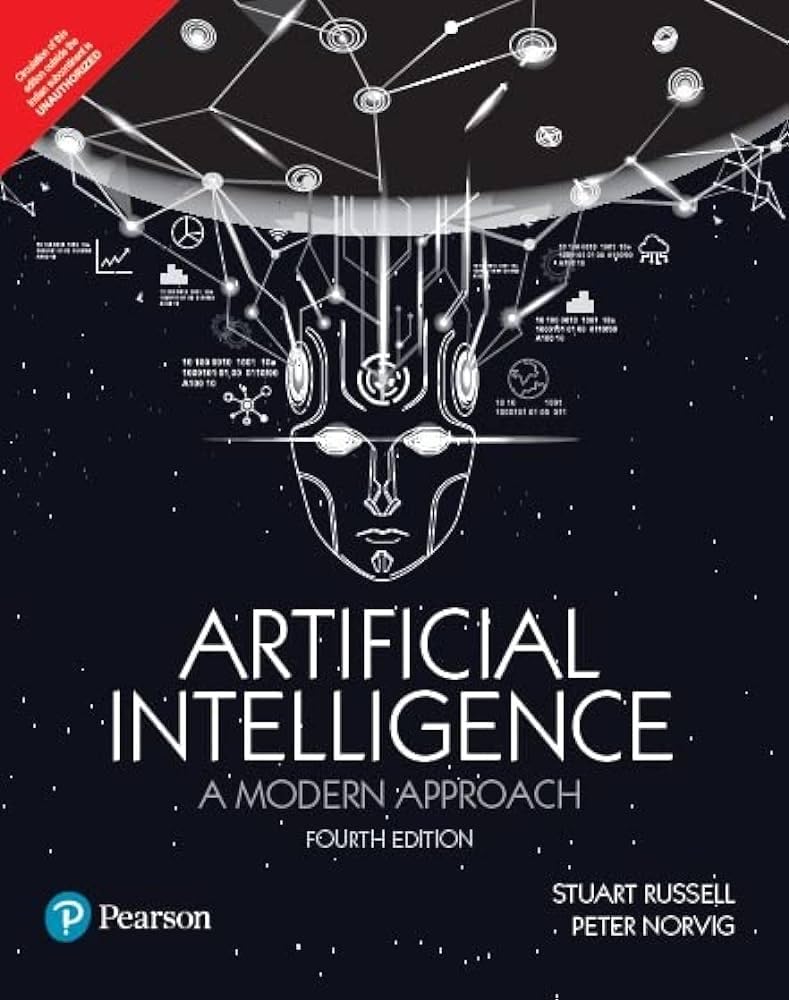 Artificial Intelligence A Modern Approach book cover – best AI books
