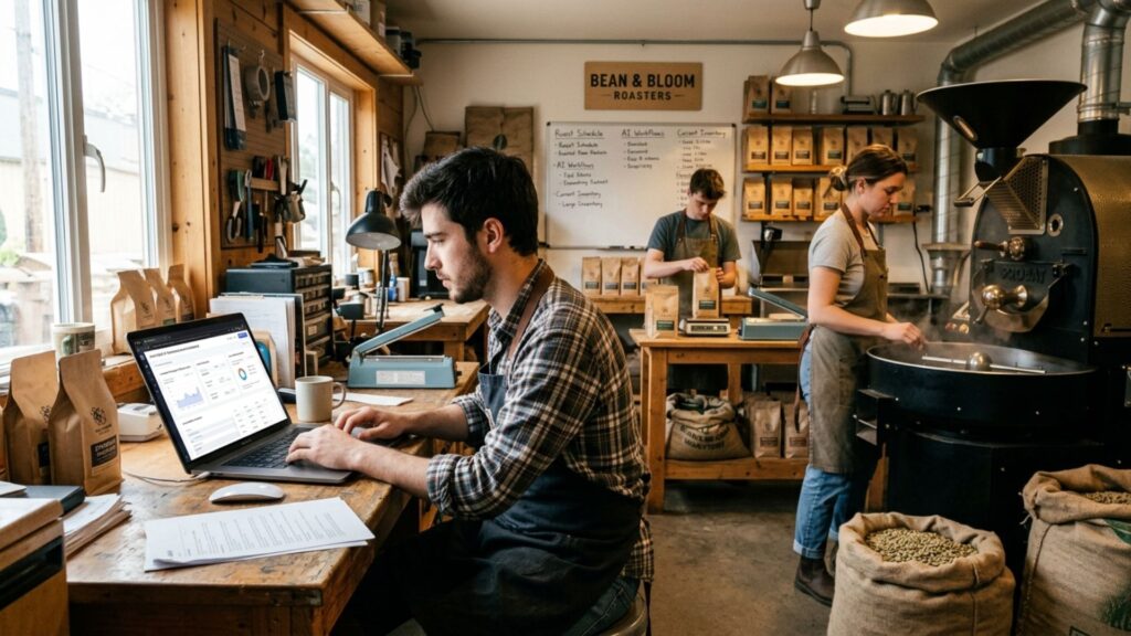 Best AI tools for small business owners 2026 - comparison chart showing automation, marketing, and finance software