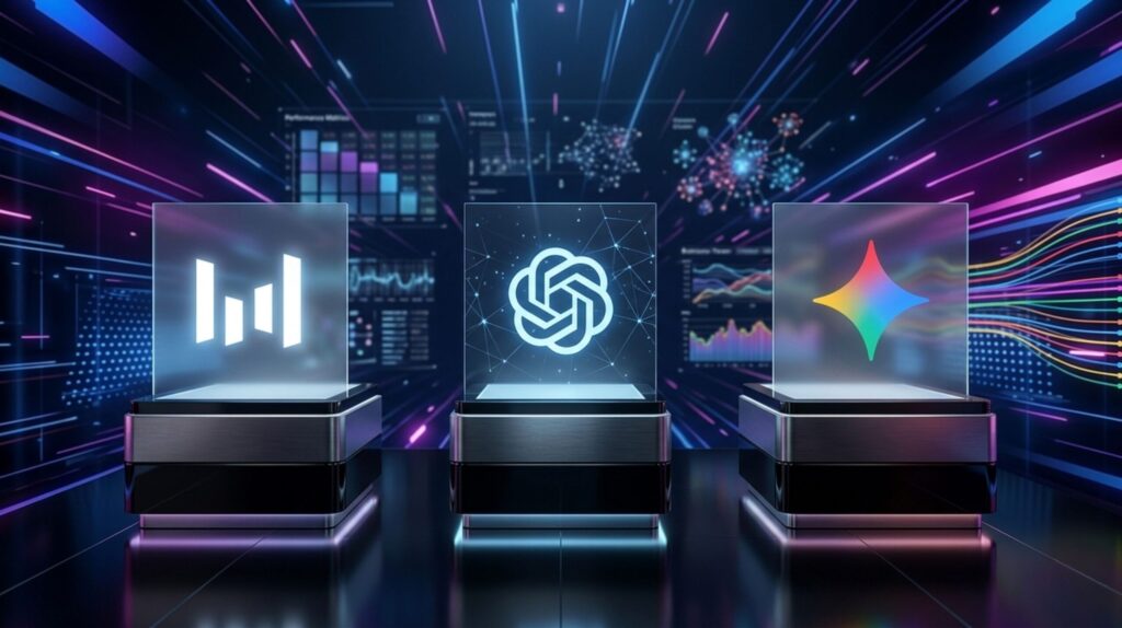 ChatGPT vs Gemini vs Seedream AI image generator comparison showing side-by-side results