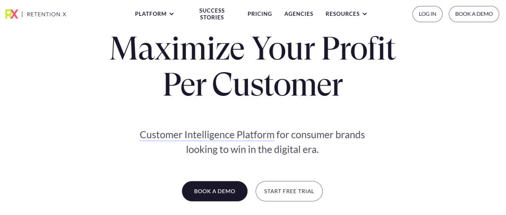 RetentionX churn prediction dashboard for e-commerce customer retention