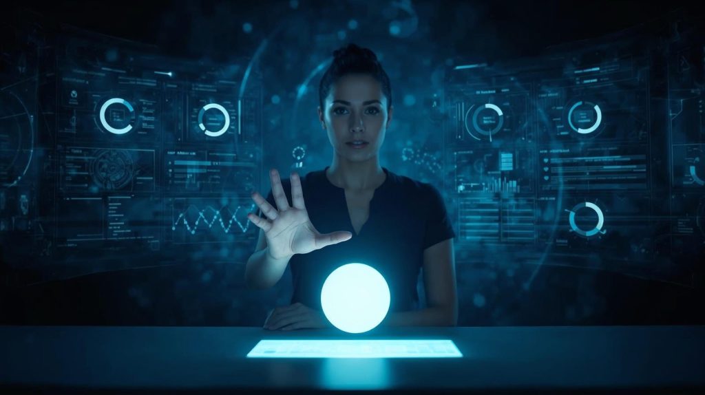 Professional managing AI productivity tools ethically and maintaining control