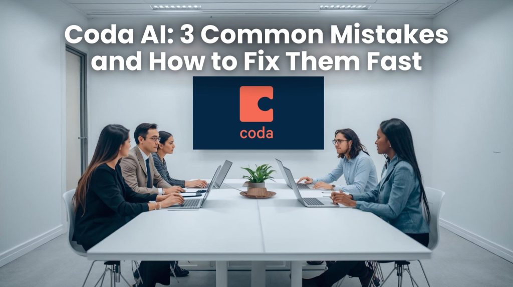 team using Coda AI productivity tool to fix workflow mistakes