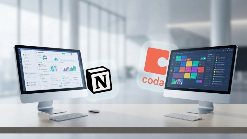 Notion AI vs Coda AI workspace comparison for productivity in 2026