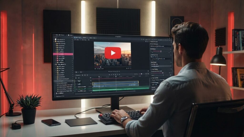 YouTube AI tools interface showing Veo 3.1 video generation for YouTube Shorts