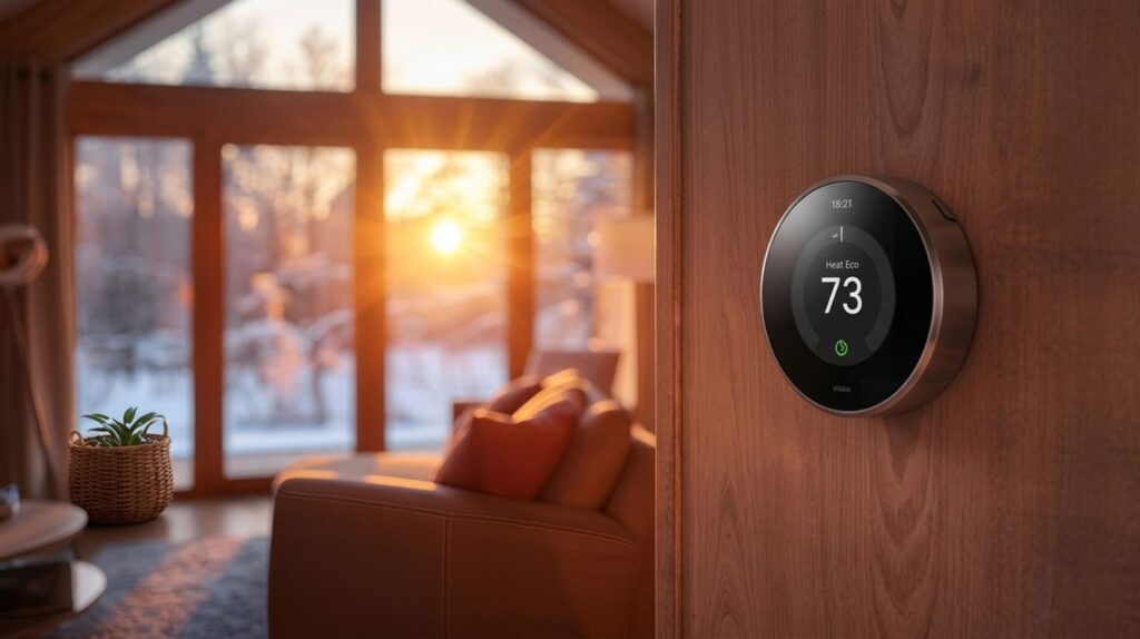 Best AI smart thermostats 2026 comparison showing energy savings features, mobile app controls, and home automation integration