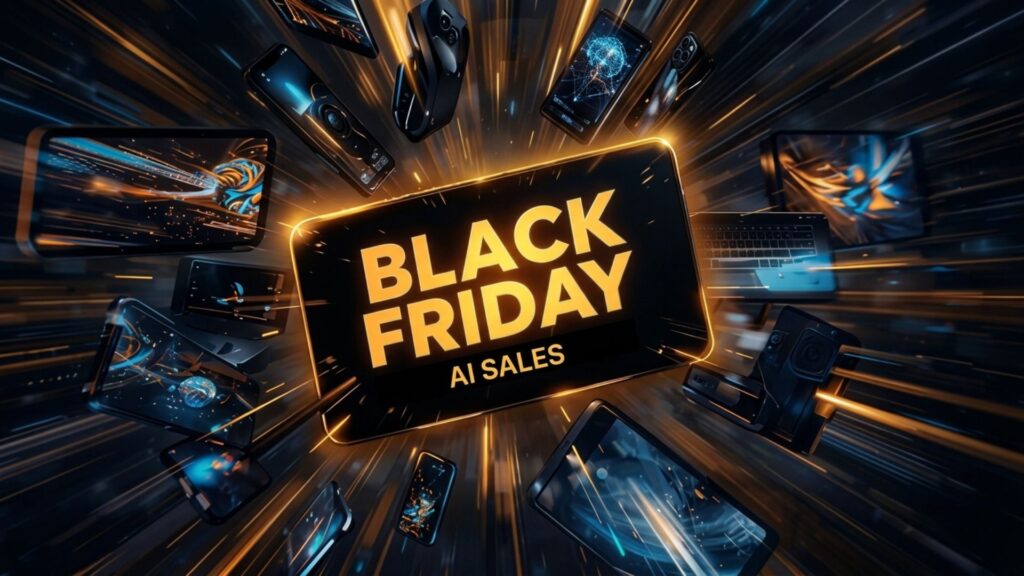 Black Friday AI deals on AI gadgets and AI tools, with sale price tags