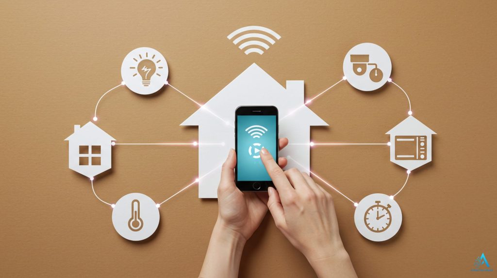 Illustration showing final insights and recommended tools for safer smart homes with AI devices and privacy-focused features.