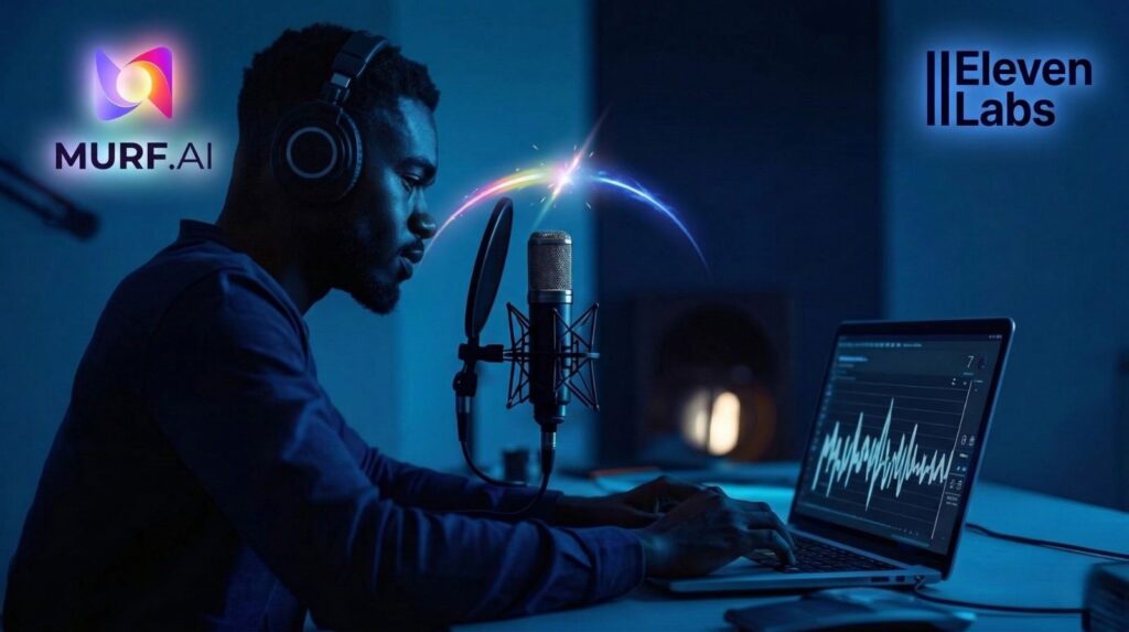 Murf AI vs ElevenLabs 2026 comparison — best AI voice generator for creators
