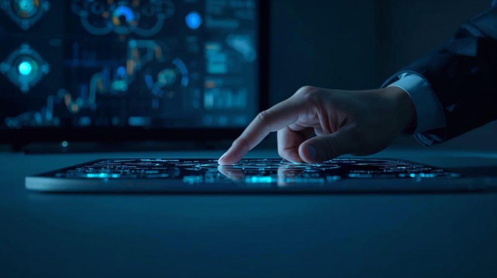 Modern AI dashboard being used as part of a nano banana pro review comparison.