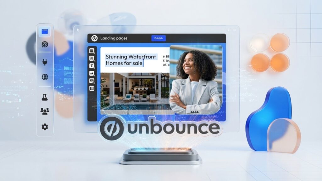 Unbounce Smart Builder AI landing page builder review dashboard screenshot