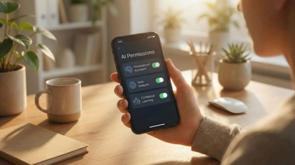 AI app permissions 2026 guide on smartphone privacy settings
