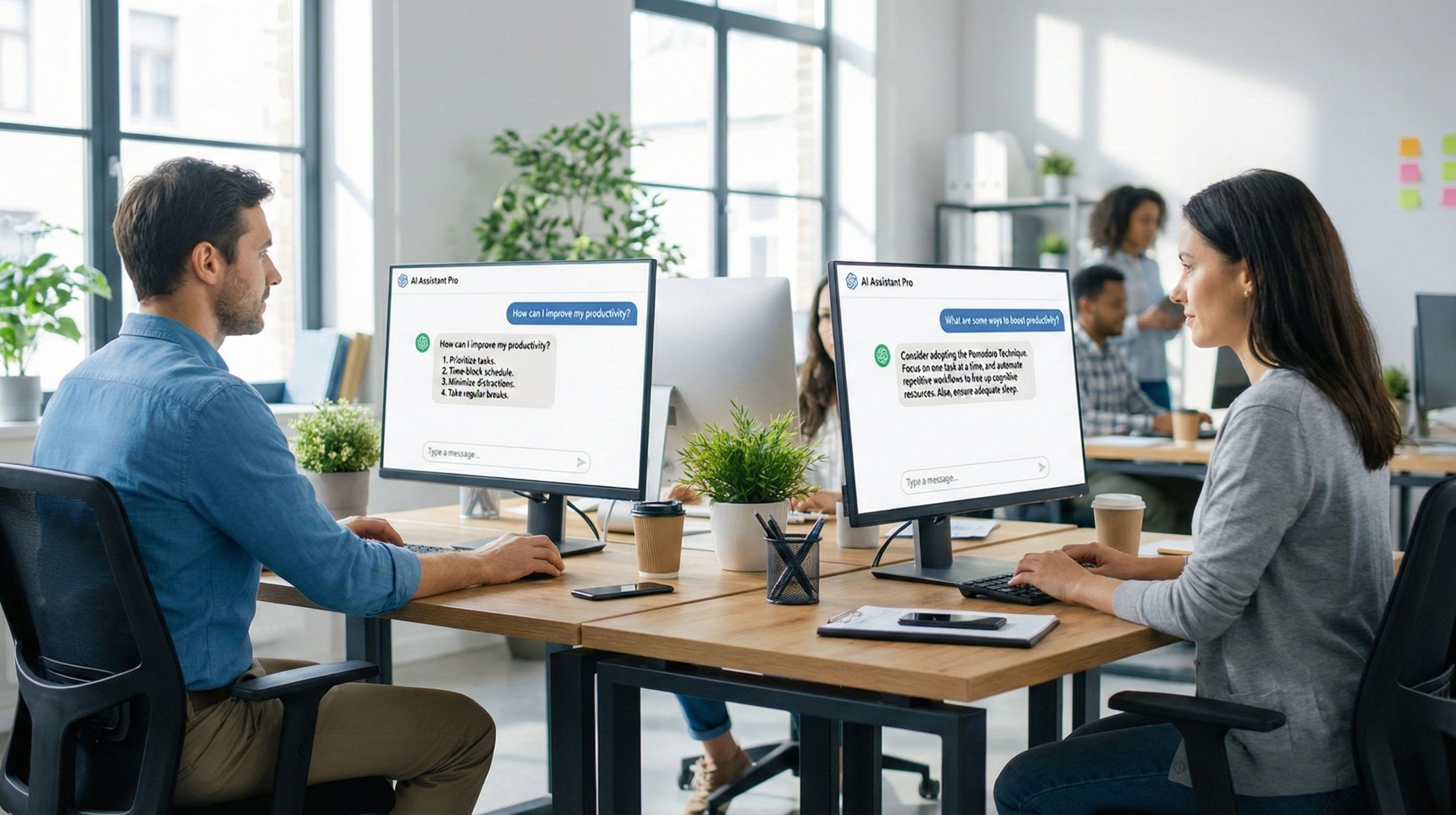 Why AI tools behave differently: two chat windows showing different answers to the same prompt