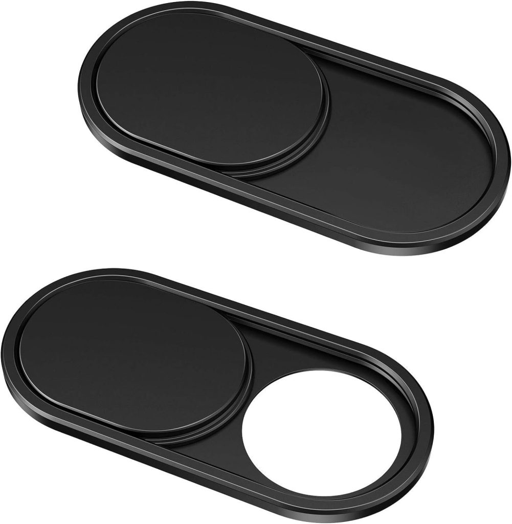 Camera privacy cover for ai privacy gadgets, blocking webcam access to prevent unauthorized visual tracking