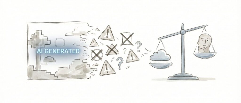 Ethical AI image generation concerns including copyright and responsible use