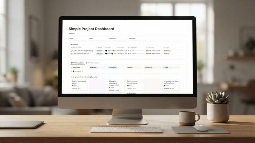 how to use Notion AI as a daily work dashboard.