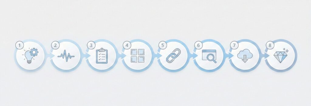 Step by step workflow using AI storyboarding tools