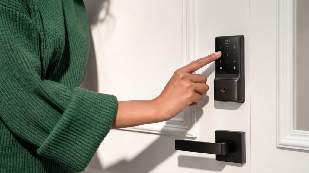 Eufy Smart Lock with AI anomaly detection - best budget option