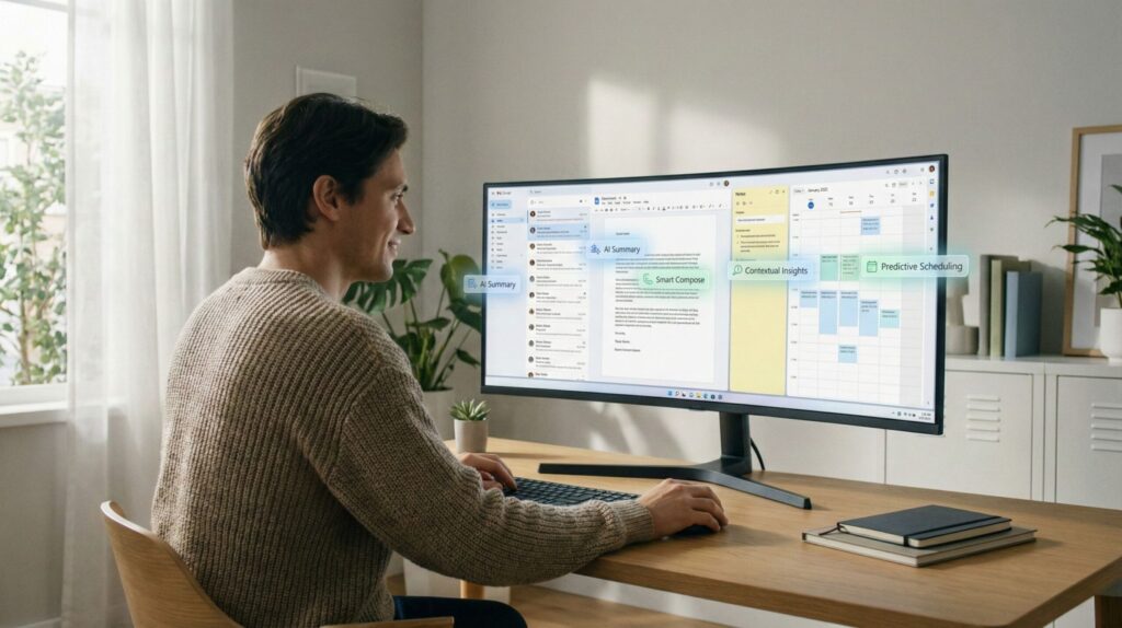 Everyday AI tools embedded into daily work during AI in 2026