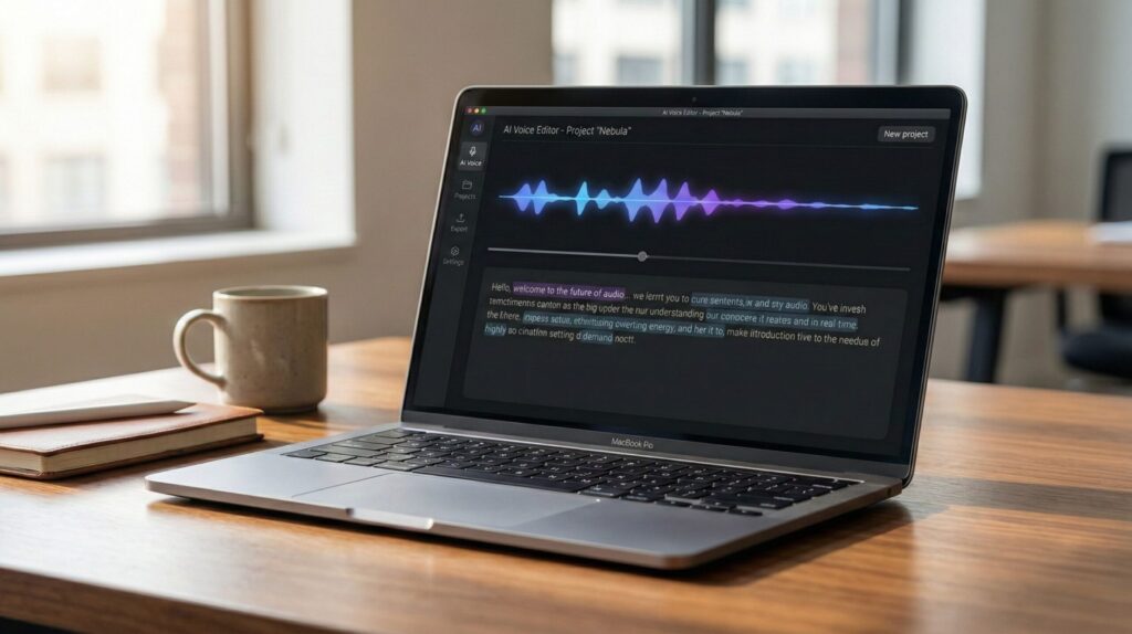 Descript AI Speech voice cloning feature, formerly branded Overdub