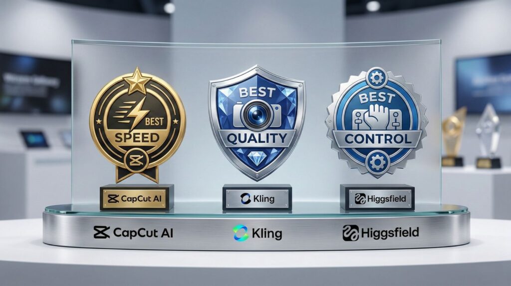 Quick picks winners for ai video editor tools in 2026