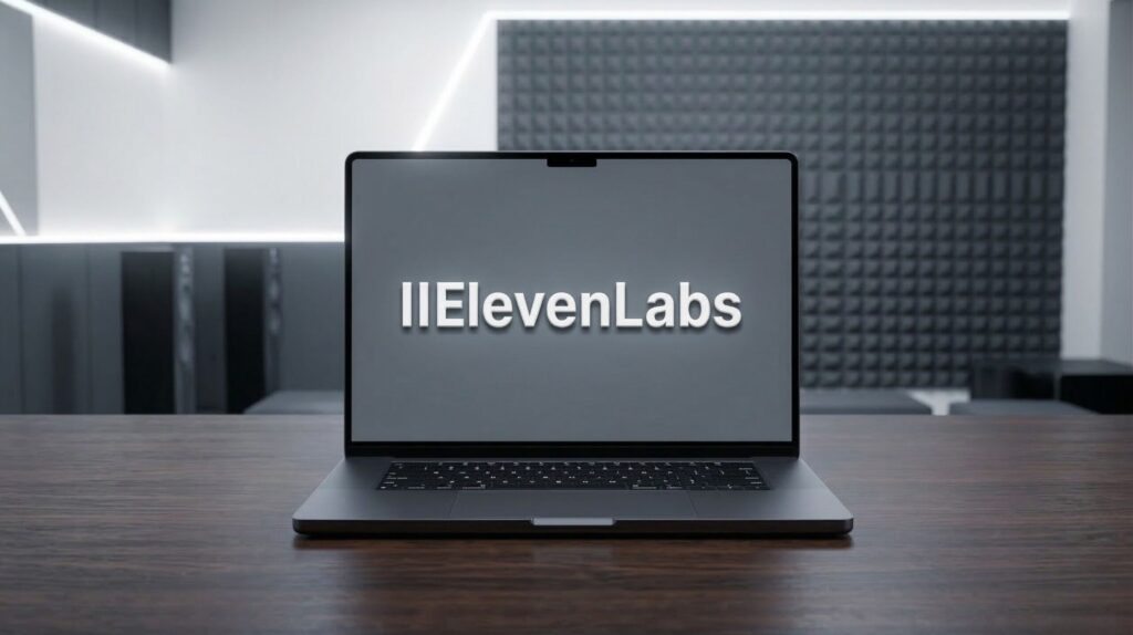 ElevenLabs AI video editing tools voice cloning interface showing audio correction and text-to-speech generation without re-recording