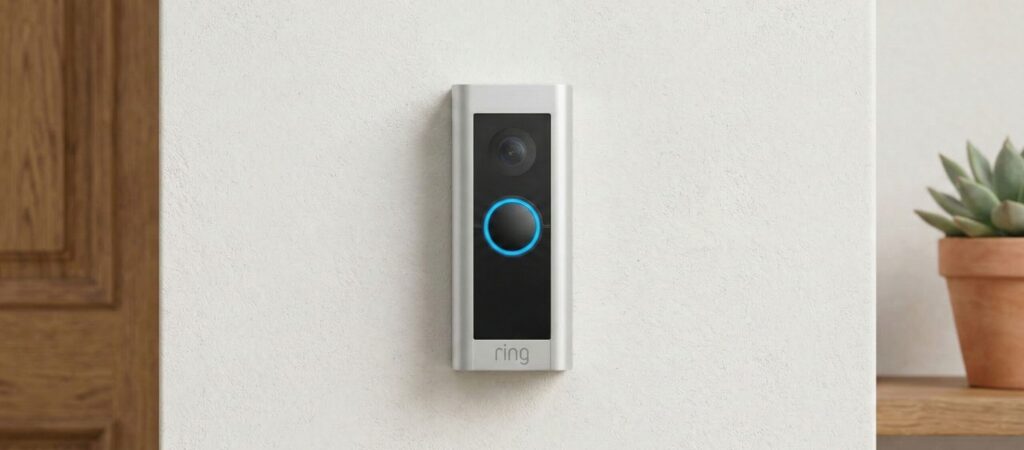 Ring 4K video doorbell, one of the Amazon AI gadgets for home security