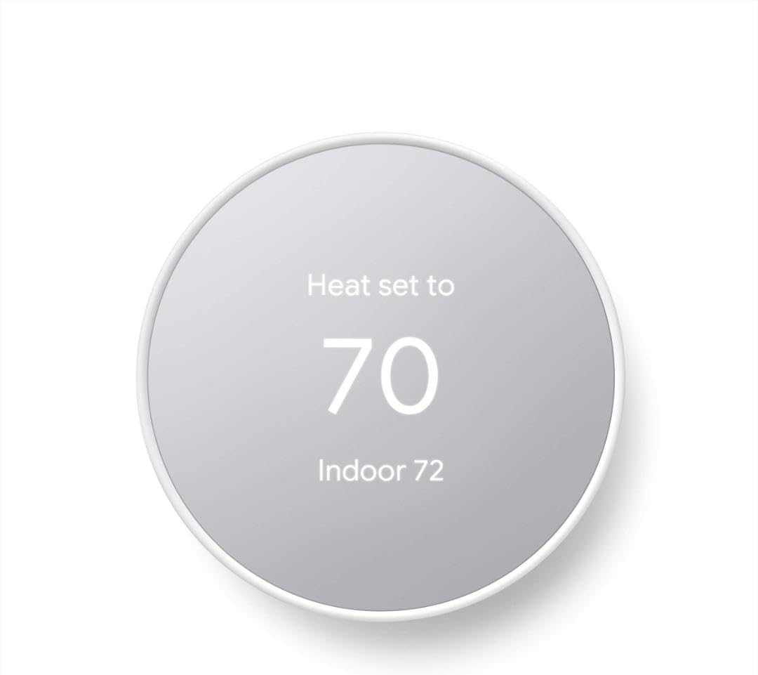 Google Nest Thermostat AI-learning smart thermostat for home office energy savings