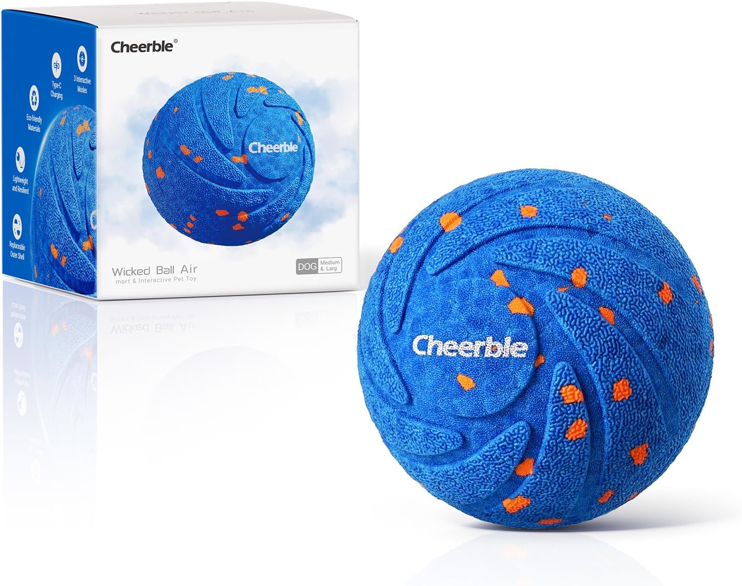 Cheerble Wicked Ball AIR AI self-rolling pet toy 2026