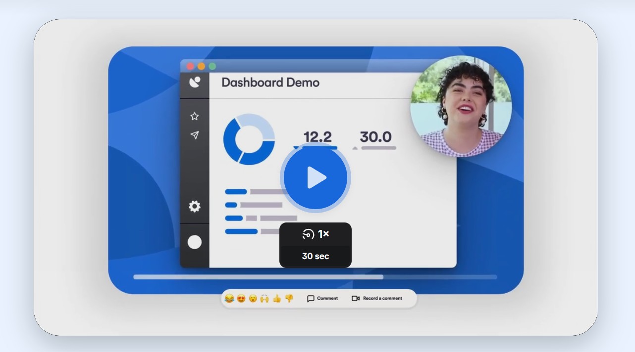Best AI meeting tools Loom dashboard showing async video recording interface