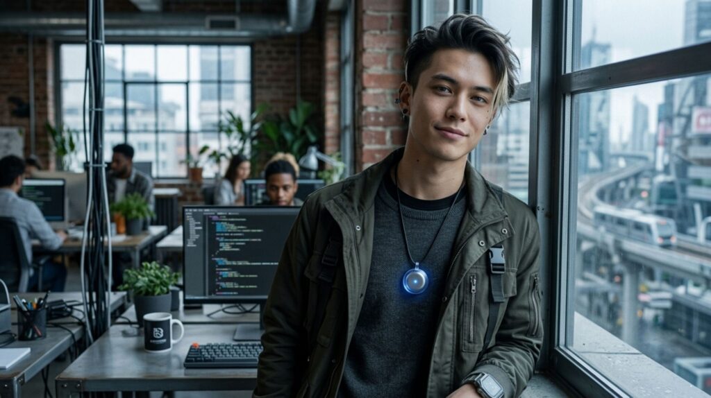 AI pendant and smart glasses feature icons side by side
