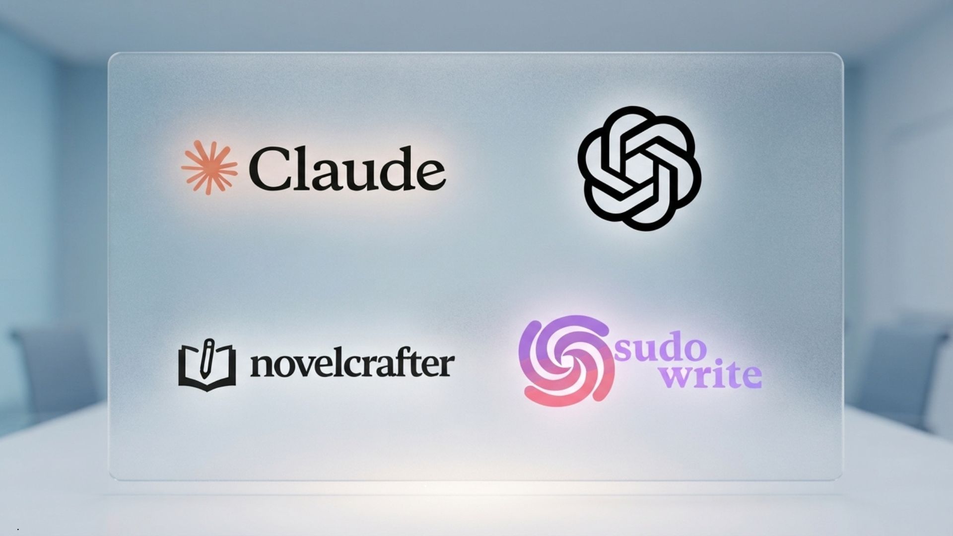 Four AI writing tools tested side-by-side for creative writing with AI