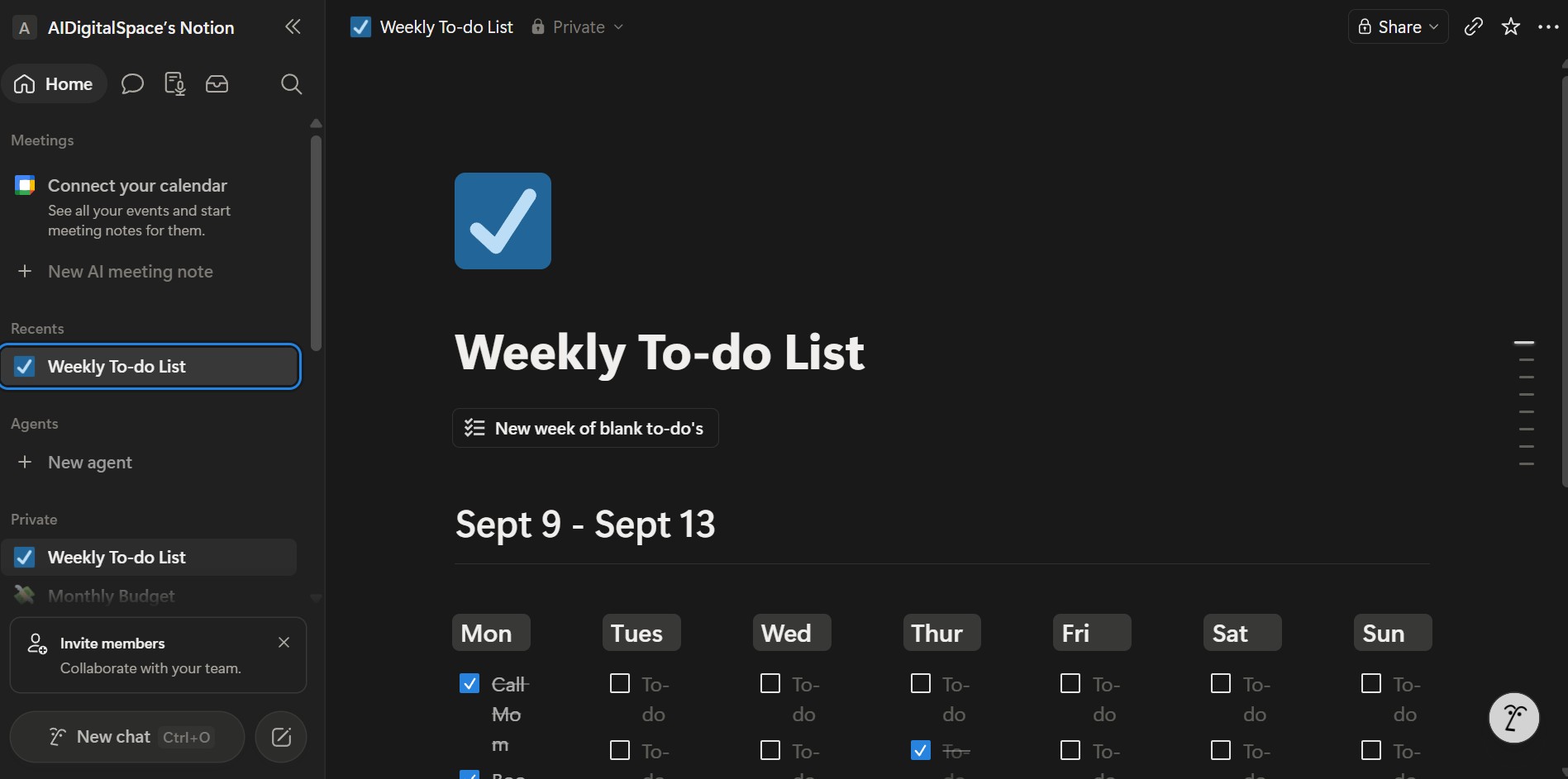 Notion AI features 2026 calendar board built with smart templates