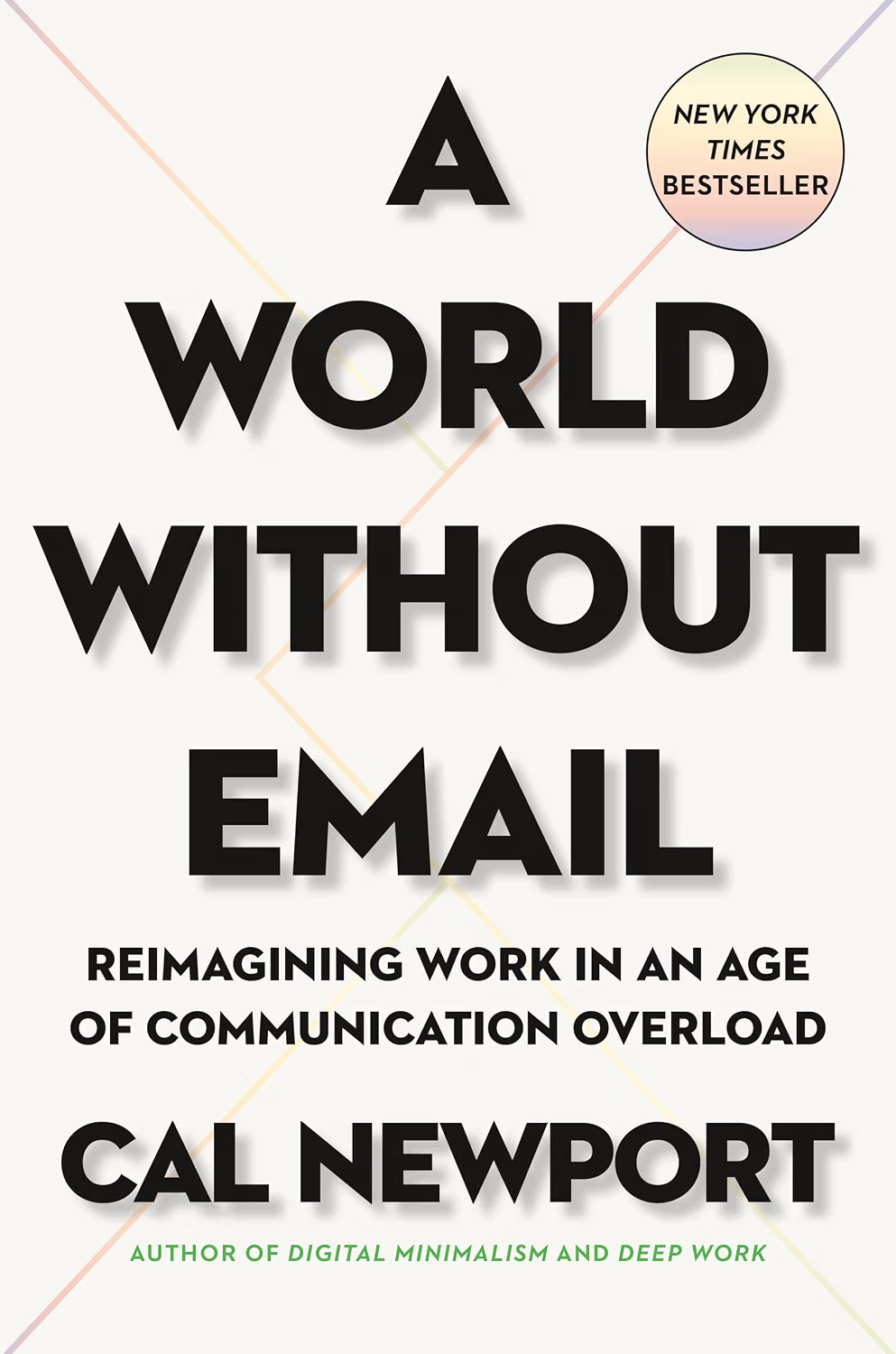 A World Without Email by Cal Newport book cover