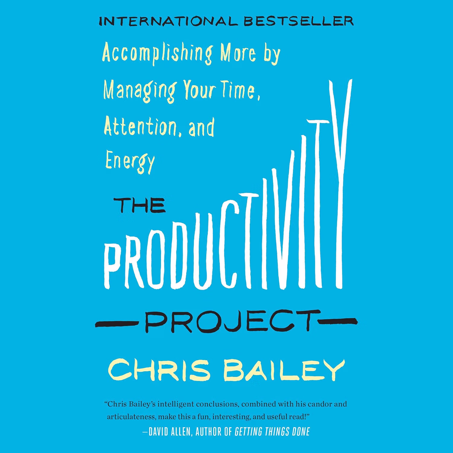 The Productivity Project by Chris Bailey book cover