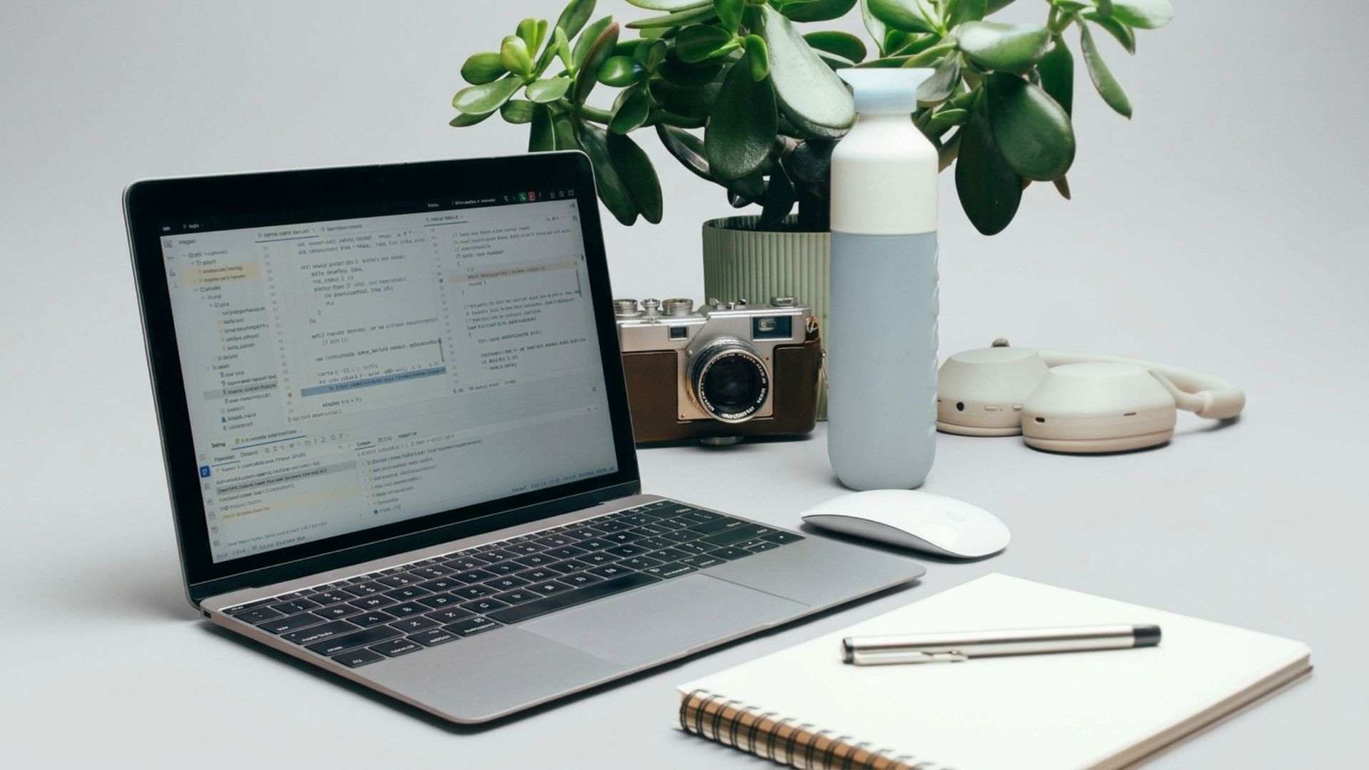 AI image editors test: Gemini swapped the desk background to gray and lost the phone