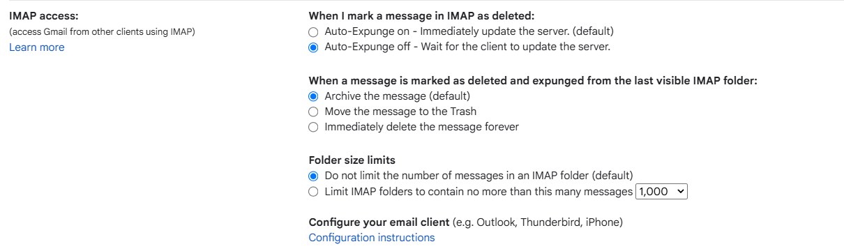 Gmail storage fix: IMAP setting to move deleted messages to Trash instead of archiving