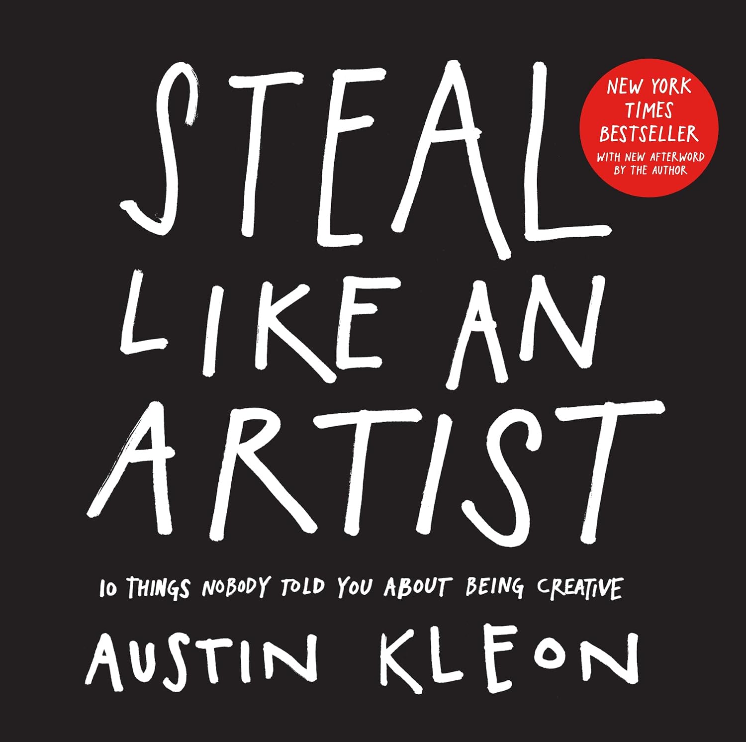 Steal Like an Artist book cover, a companion read for writing Midjourney prompts